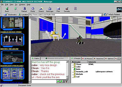 blaxxun 3D Multi-user client
