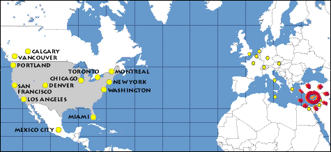 atlantic air routes